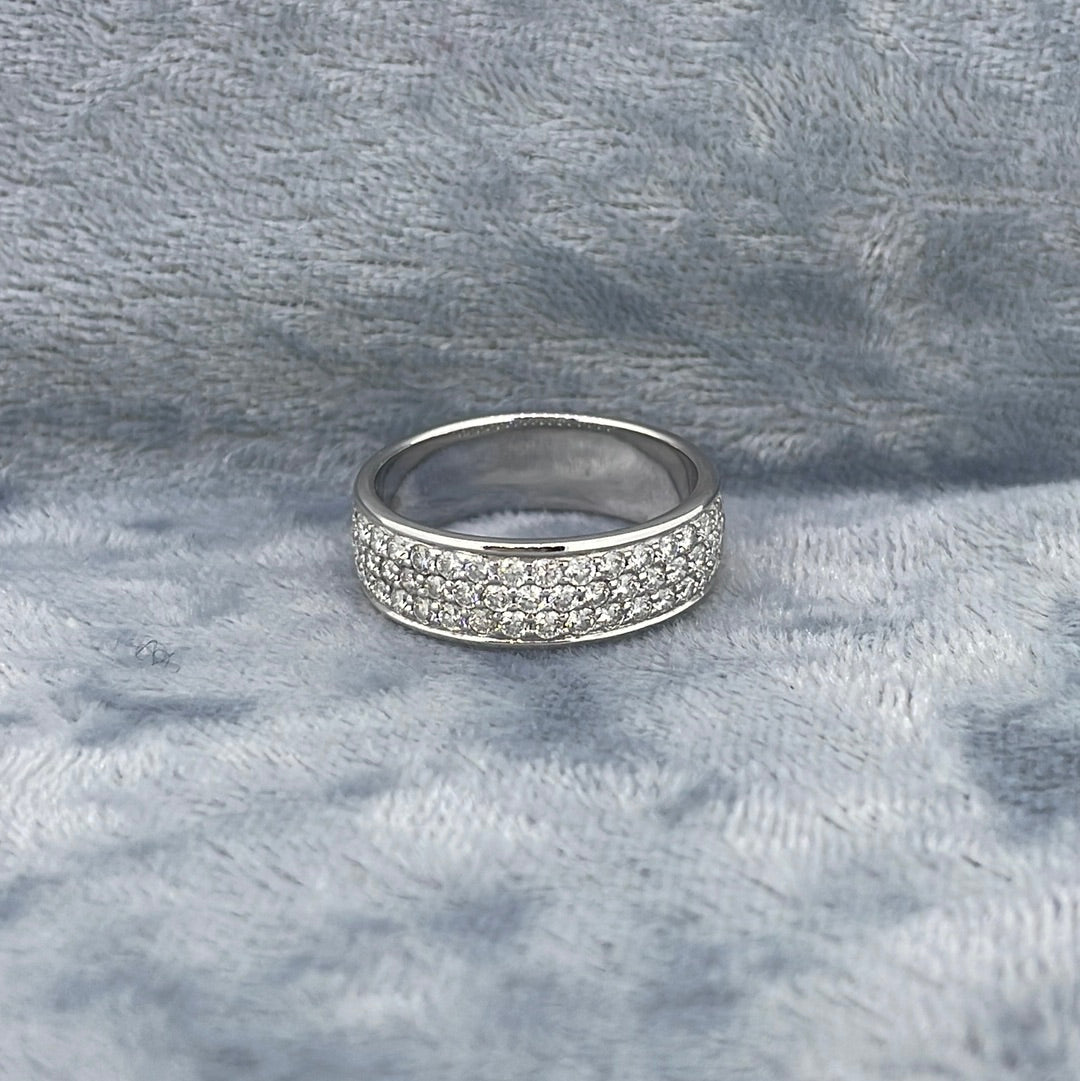 Sj 925 sale ring with diamonds