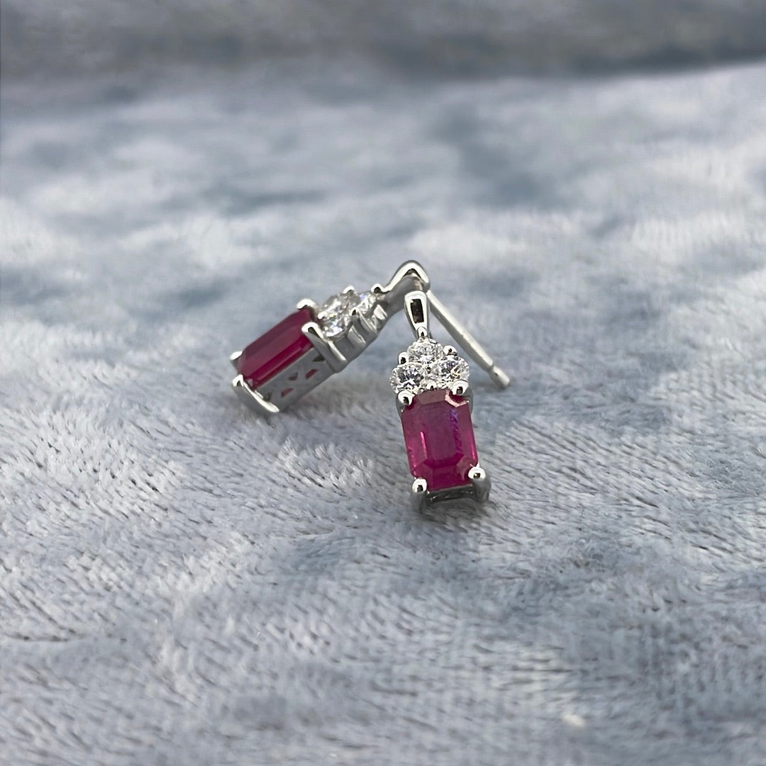 Ruby studs on sale